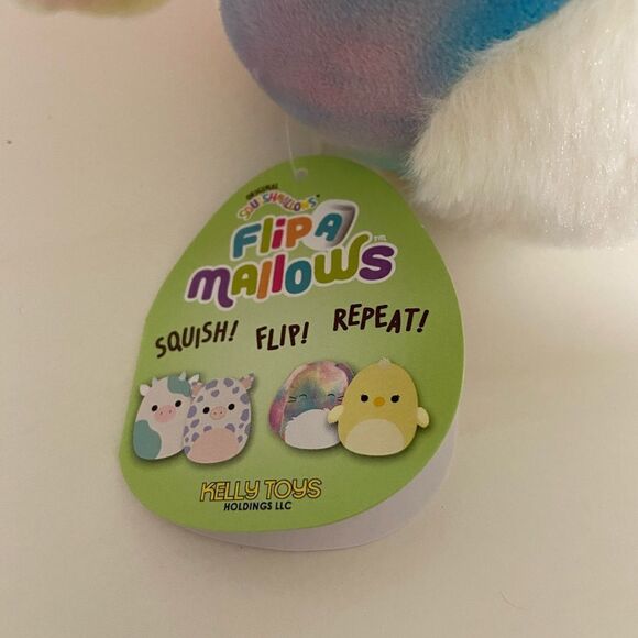 5” Squishmallow Flip-a-Mallow Candy the Bunny Rabbit Aimee the Chick NWT - Picture 3 of 8